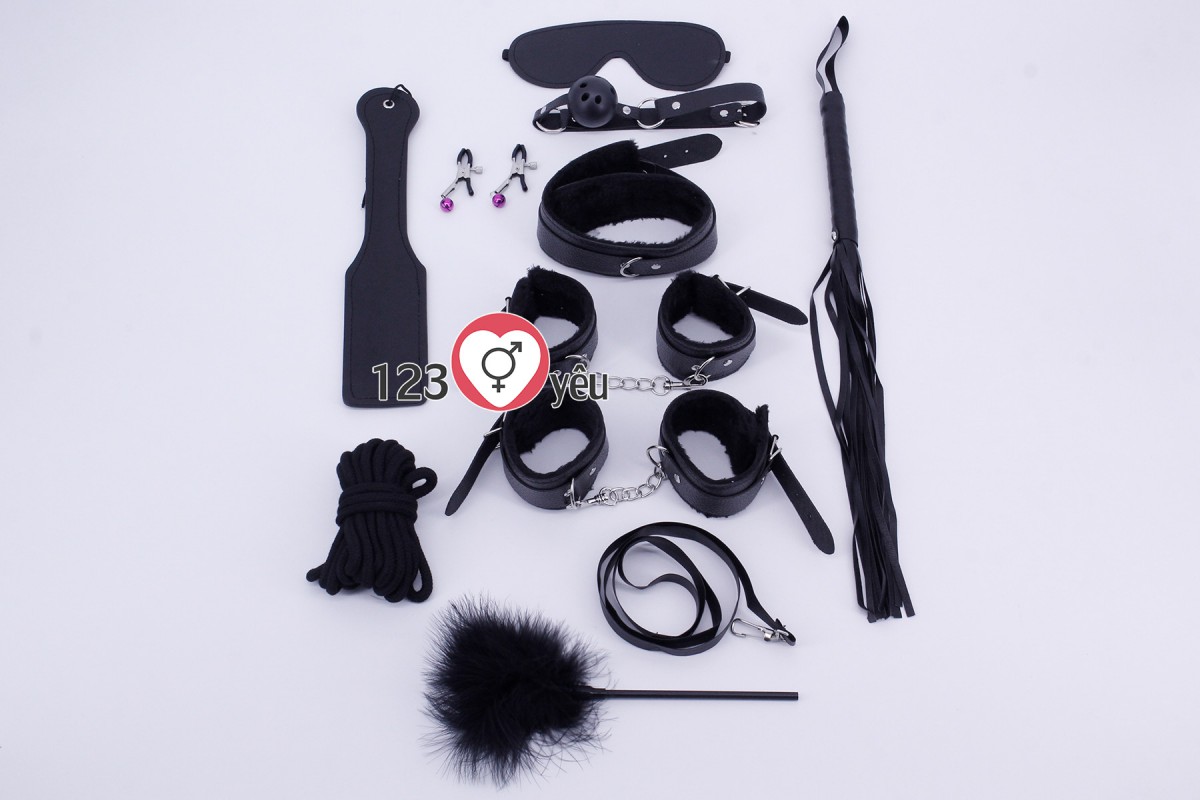 Bộ đồ chơi bạo dâm da lông mềm mại 10 món VIP kích thích mạo hiểm Bộ đồ chơi bạo dâm da lông mềm mại 10 món VIP kích thích mạo hiểm