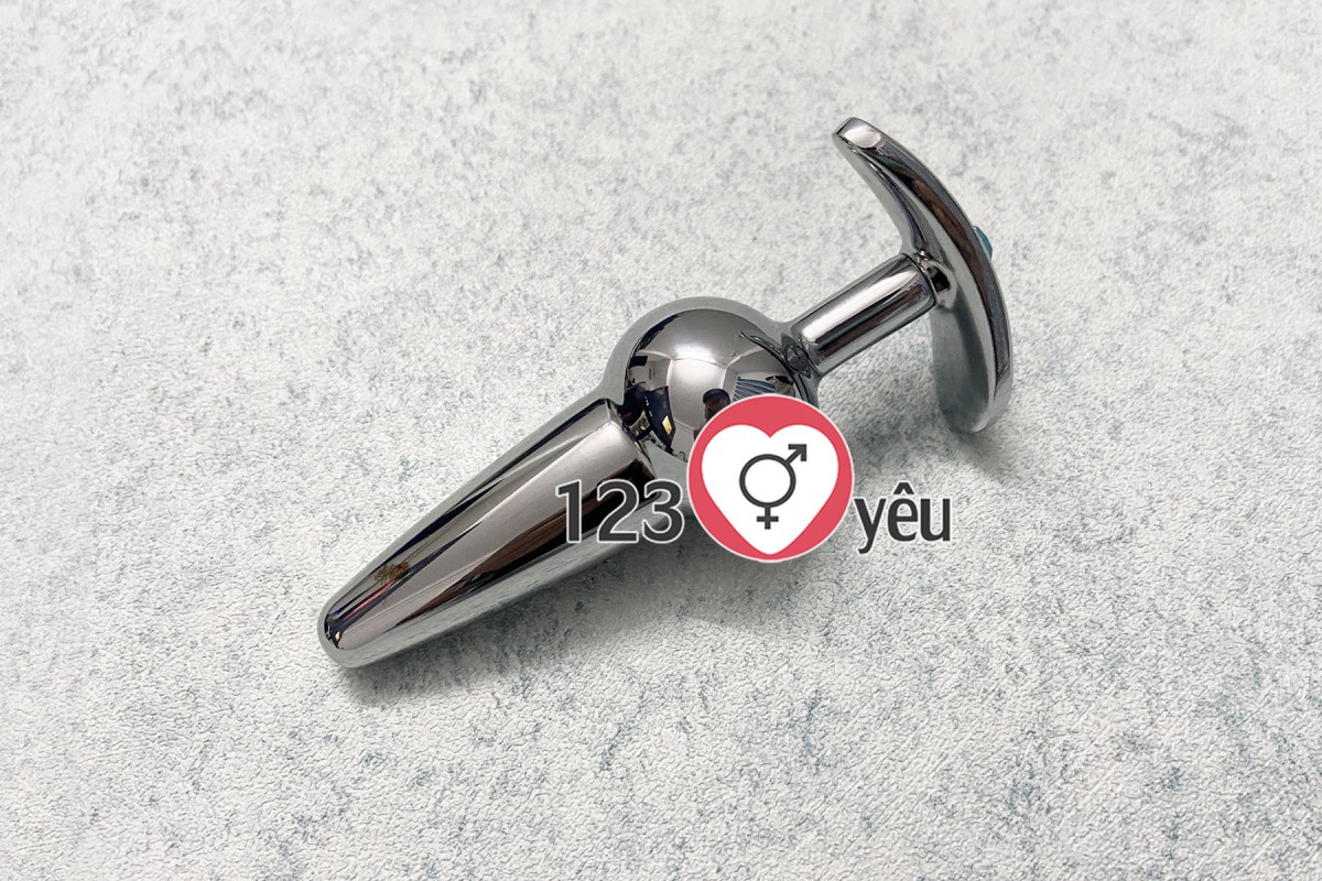 Dụng cụ kích thích hậu môn inox 11cm mát xa giải tỏa sinh lý Dụng cụ kích thích hậu môn inox 11cm mát xa giải tỏa sinh lý