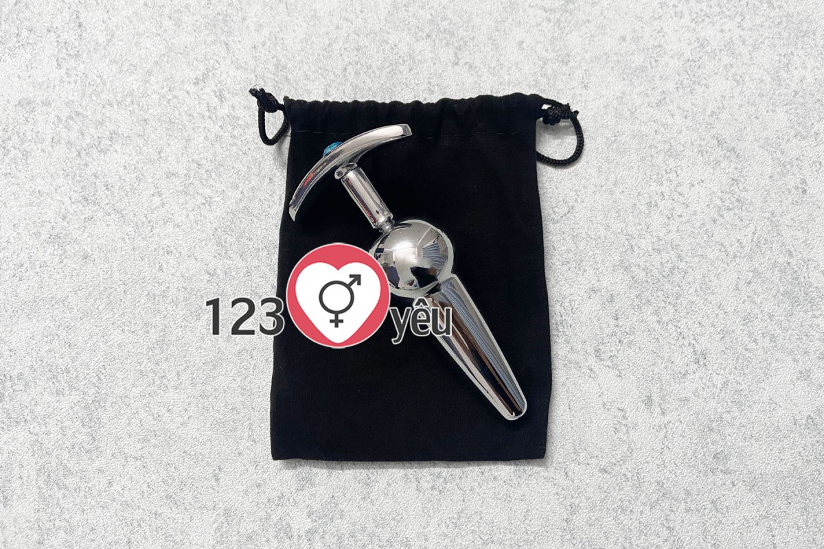 Dụng cụ kích thích hậu môn inox 11cm mát xa giải tỏa sinh lý Dụng cụ kích thích hậu môn inox 11cm mát xa giải tỏa sinh lý