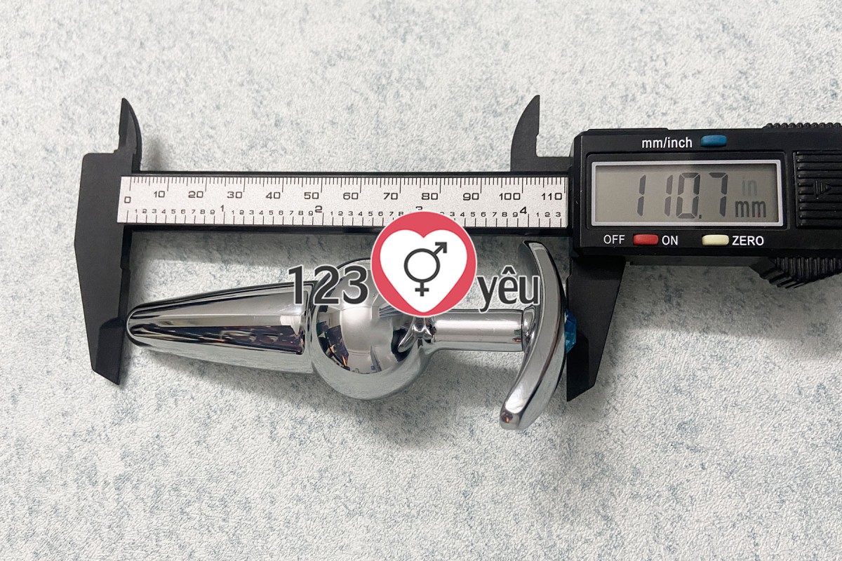 Dụng cụ kích thích hậu môn inox 11cm mát xa giải tỏa sinh lý Dụng cụ kích thích hậu môn inox 11cm mát xa giải tỏa sinh lý