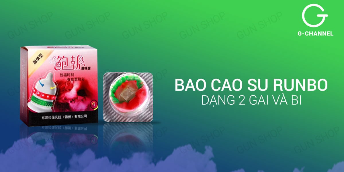Bỏ sỉ Bộ 3 hộp bao cao su Runbo - Gân gai lớn - Hộp 1 cái hàng mới về Bỏ sỉ Bộ 3 hộp bao cao su Runbo - Gân gai lớn - Hộp 1 cái hàng mới về