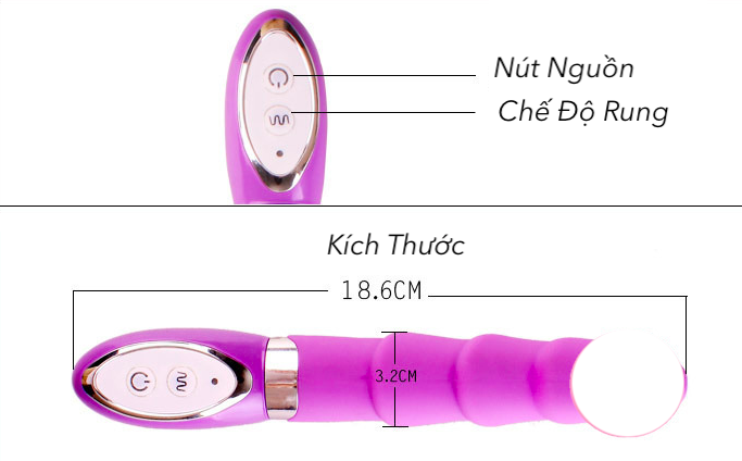 Que rung Wild Vibe 10 chế độ massage tự động silicon đa năng thỏa mãn nữ giới Que rung Wild Vibe 10 chế độ massage tự động silicon đa năng thỏa mãn nữ giới