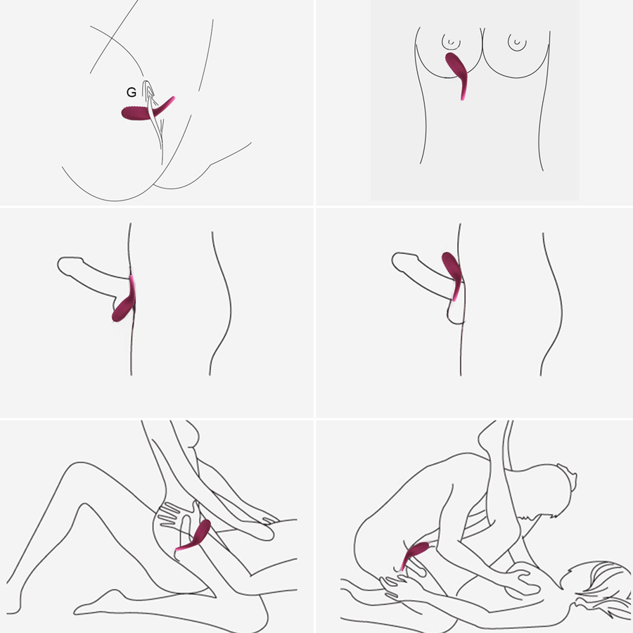 Vòng rung tình yêu đa năng 4 in 1 Utimi Mỹ cao cấp kích thích Vòng rung tình yêu đa năng 4 in 1 Utimi Mỹ cao cấp kích thích